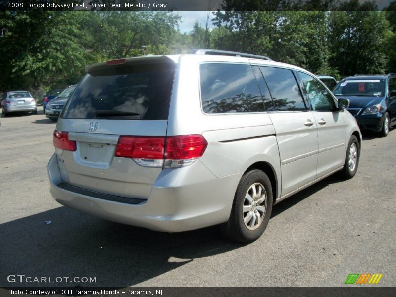 Silver Pearl Metallic / Gray 2008 Honda Odyssey EX-L
