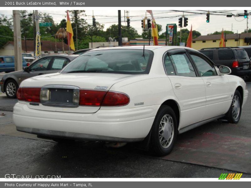 White / Taupe 2001 Buick LeSabre Limited