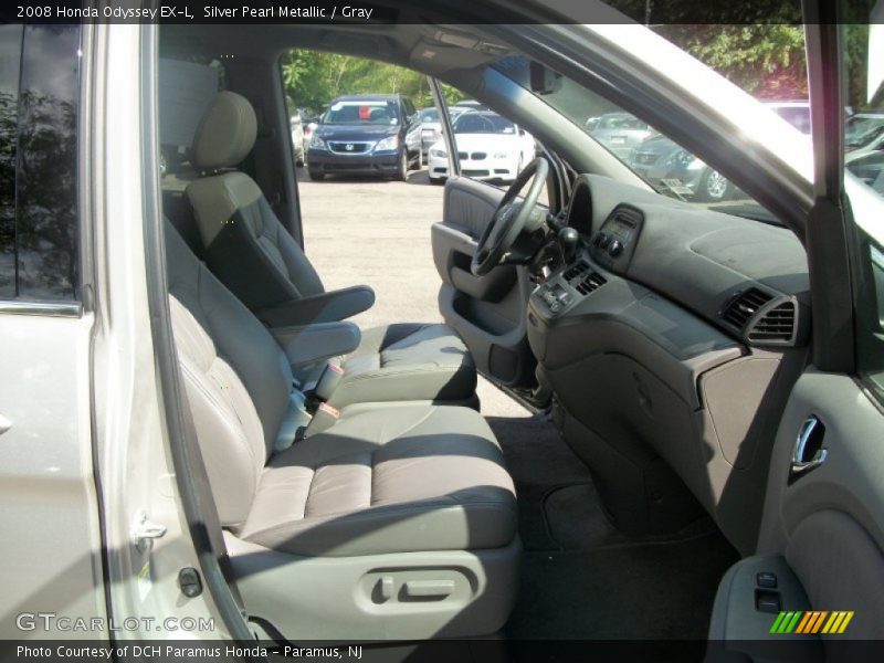 Silver Pearl Metallic / Gray 2008 Honda Odyssey EX-L