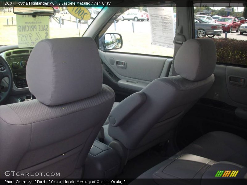 Bluestone Metallic / Ash Gray 2007 Toyota Highlander V6