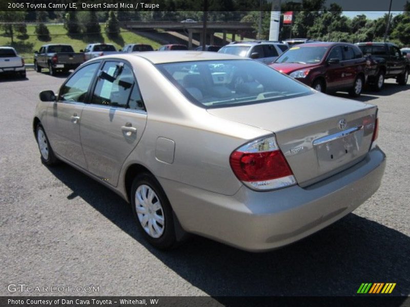 Desert Sand Mica / Taupe 2006 Toyota Camry LE