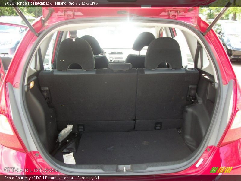 Milano Red / Black/Grey 2008 Honda Fit Hatchback