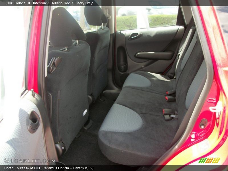 Milano Red / Black/Grey 2008 Honda Fit Hatchback