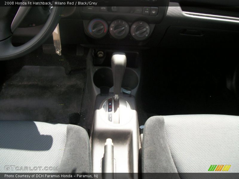 Milano Red / Black/Grey 2008 Honda Fit Hatchback