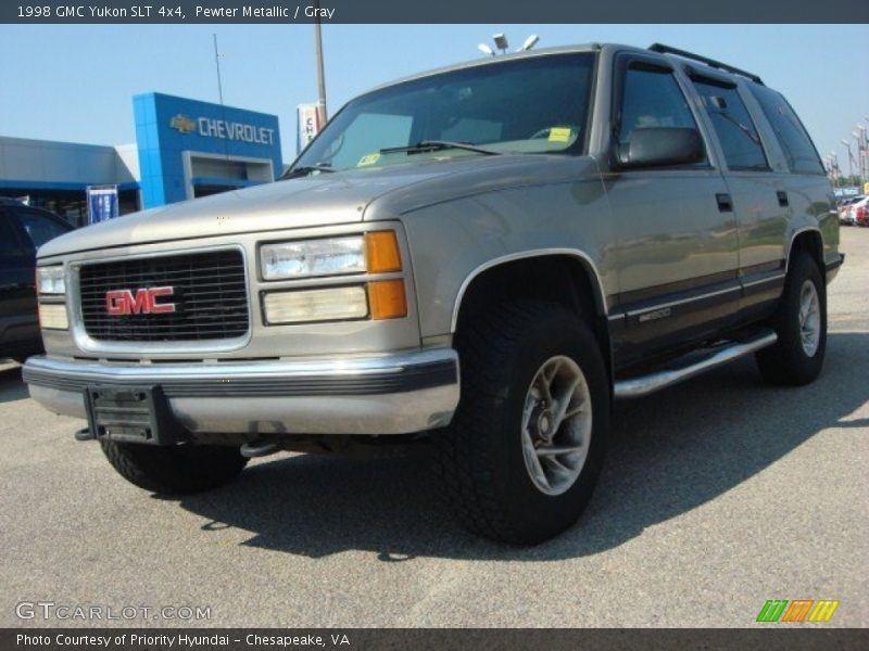 Pewter Metallic / Gray 1998 GMC Yukon SLT 4x4