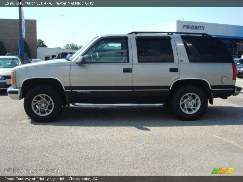 Pewter Metallic / Gray 1998 GMC Yukon SLT 4x4