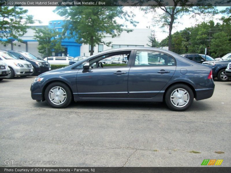 Atomic Blue Metallic / Blue 2009 Honda Civic Hybrid Sedan