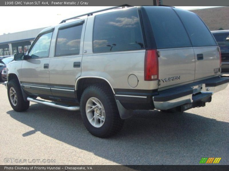 Pewter Metallic / Gray 1998 GMC Yukon SLT 4x4