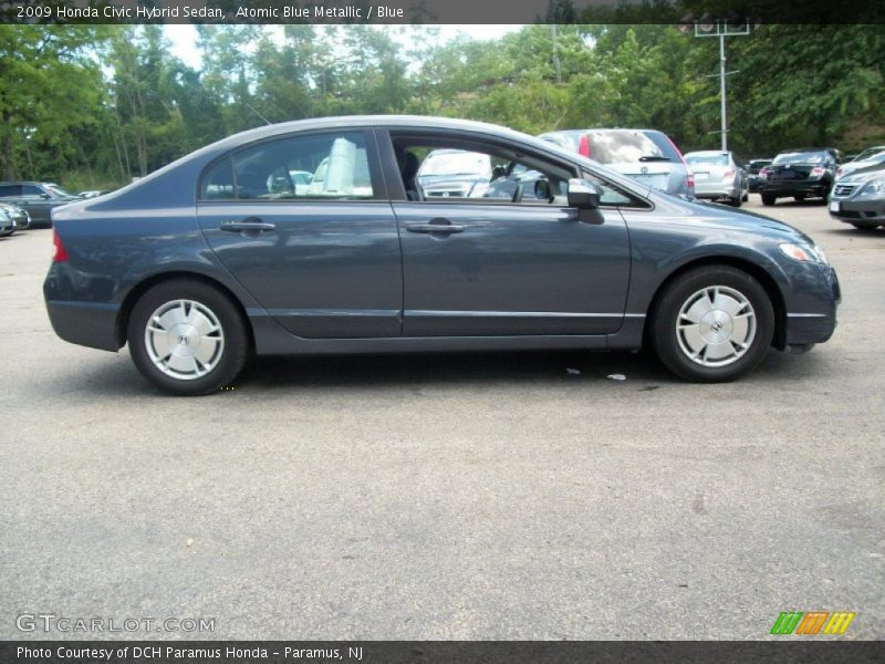Atomic Blue Metallic / Blue 2009 Honda Civic Hybrid Sedan