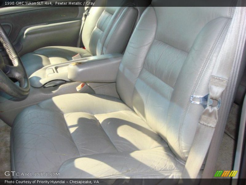 Pewter Metallic / Gray 1998 GMC Yukon SLT 4x4