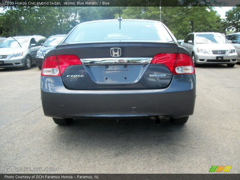 Atomic Blue Metallic / Blue 2009 Honda Civic Hybrid Sedan