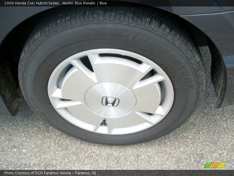 Atomic Blue Metallic / Blue 2009 Honda Civic Hybrid Sedan