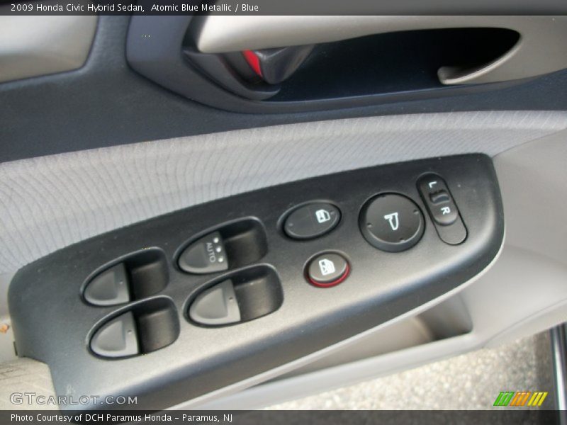 Atomic Blue Metallic / Blue 2009 Honda Civic Hybrid Sedan