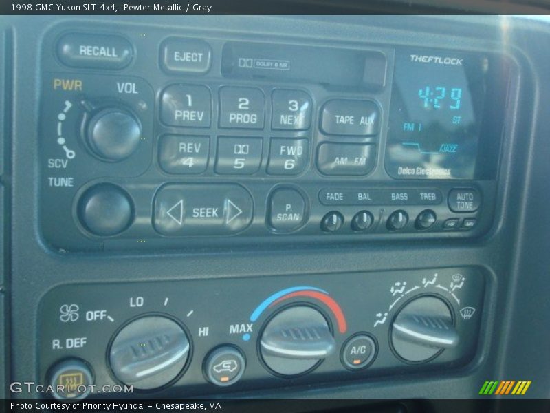 Pewter Metallic / Gray 1998 GMC Yukon SLT 4x4
