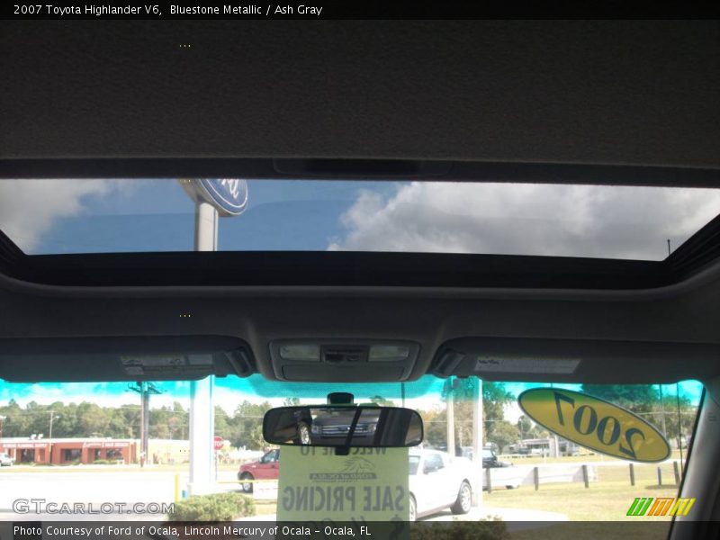 Bluestone Metallic / Ash Gray 2007 Toyota Highlander V6