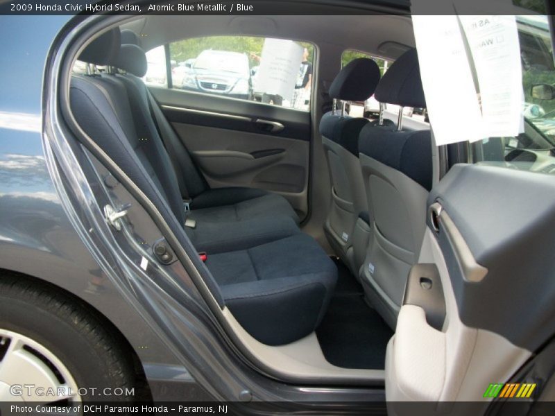Atomic Blue Metallic / Blue 2009 Honda Civic Hybrid Sedan