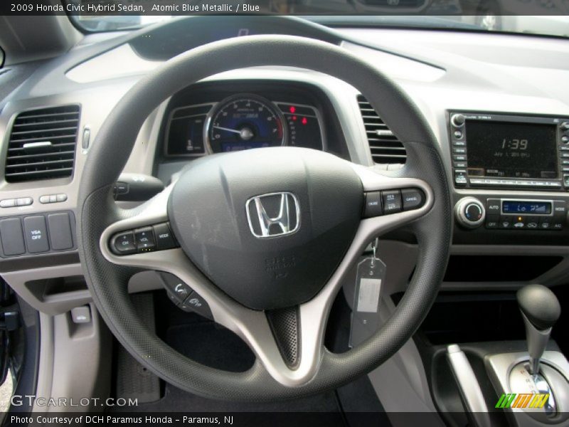 Atomic Blue Metallic / Blue 2009 Honda Civic Hybrid Sedan