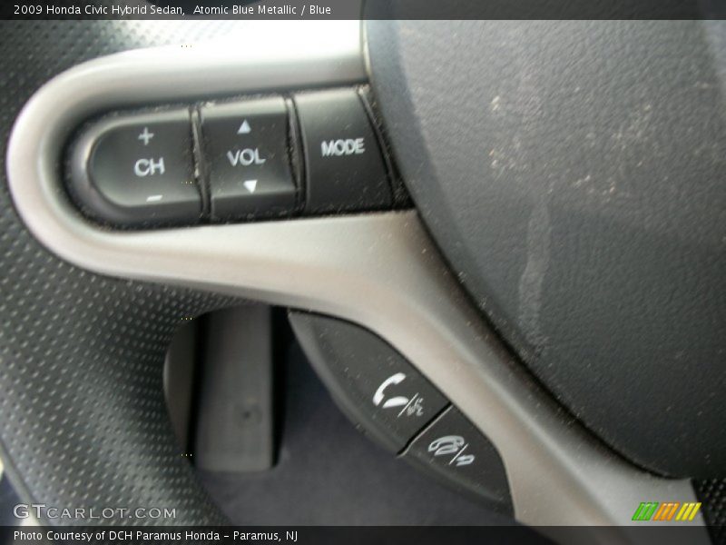Atomic Blue Metallic / Blue 2009 Honda Civic Hybrid Sedan