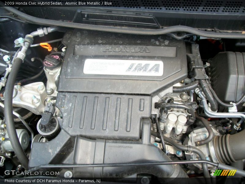 Atomic Blue Metallic / Blue 2009 Honda Civic Hybrid Sedan