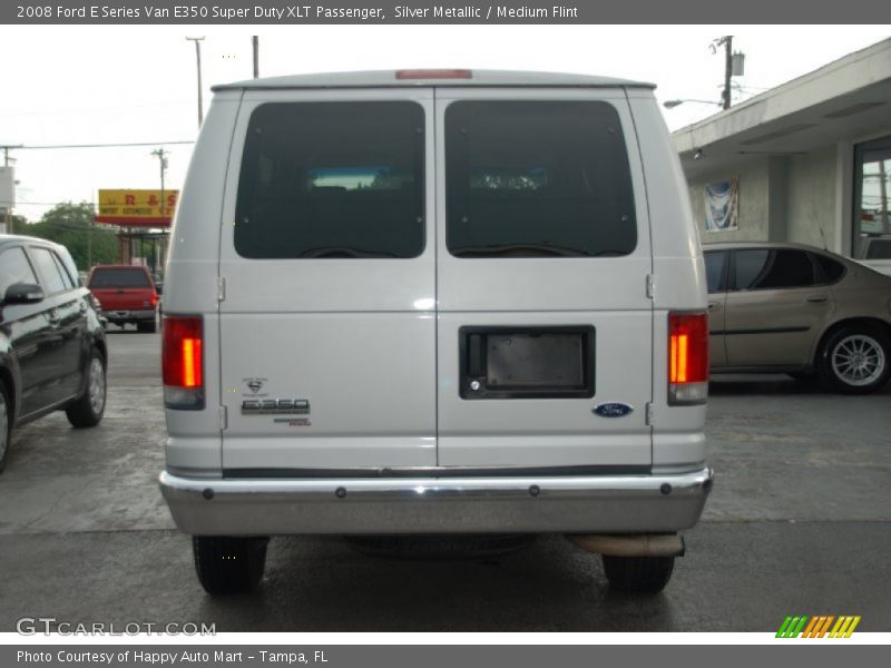 Silver Metallic / Medium Flint 2008 Ford E Series Van E350 Super Duty XLT Passenger