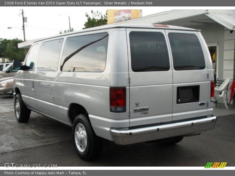 Silver Metallic / Medium Flint 2008 Ford E Series Van E350 Super Duty XLT Passenger