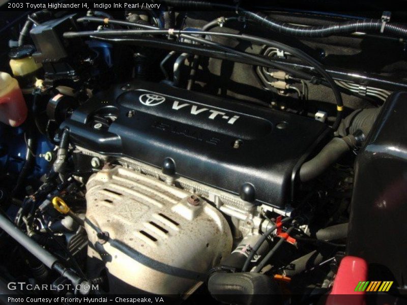  2003 Highlander I4 Engine - 2.4 Liter DOHC 16-Valve VVT-i 4 Cylinder