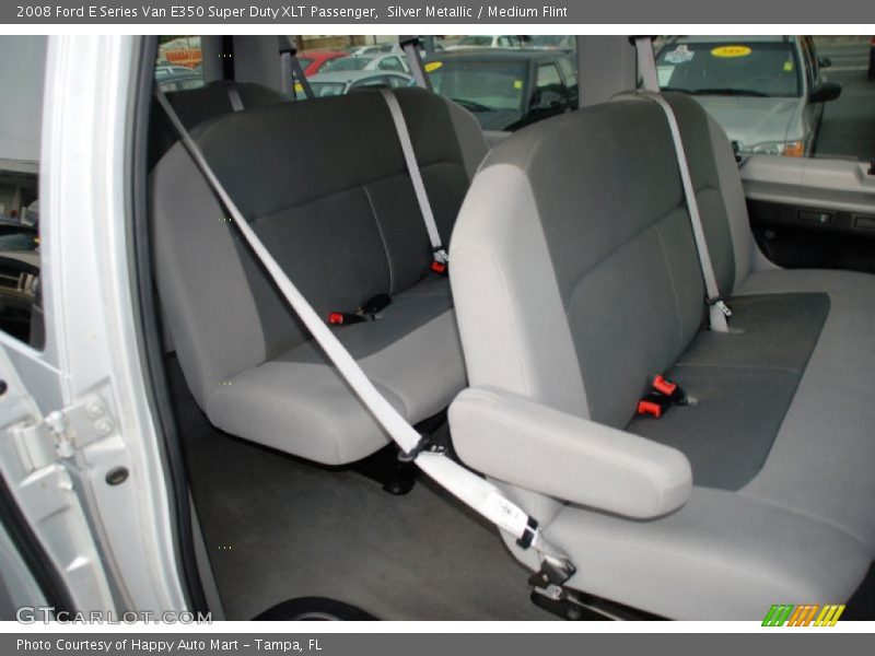 Silver Metallic / Medium Flint 2008 Ford E Series Van E350 Super Duty XLT Passenger