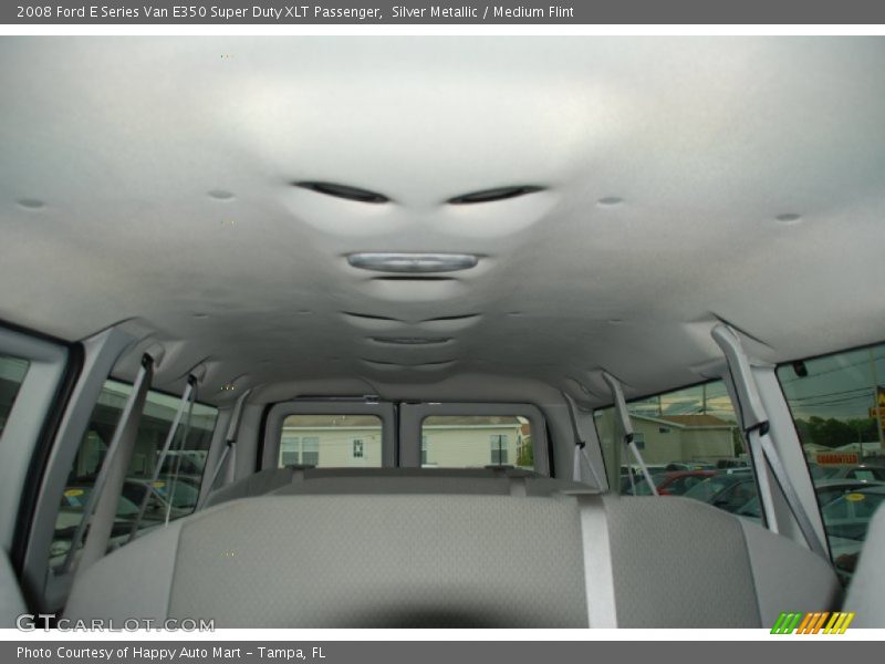 Silver Metallic / Medium Flint 2008 Ford E Series Van E350 Super Duty XLT Passenger