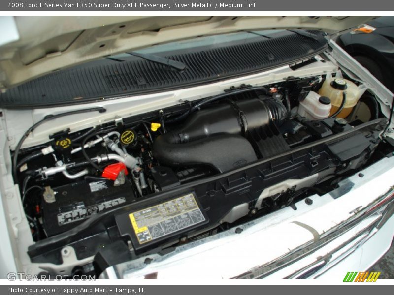 Silver Metallic / Medium Flint 2008 Ford E Series Van E350 Super Duty XLT Passenger