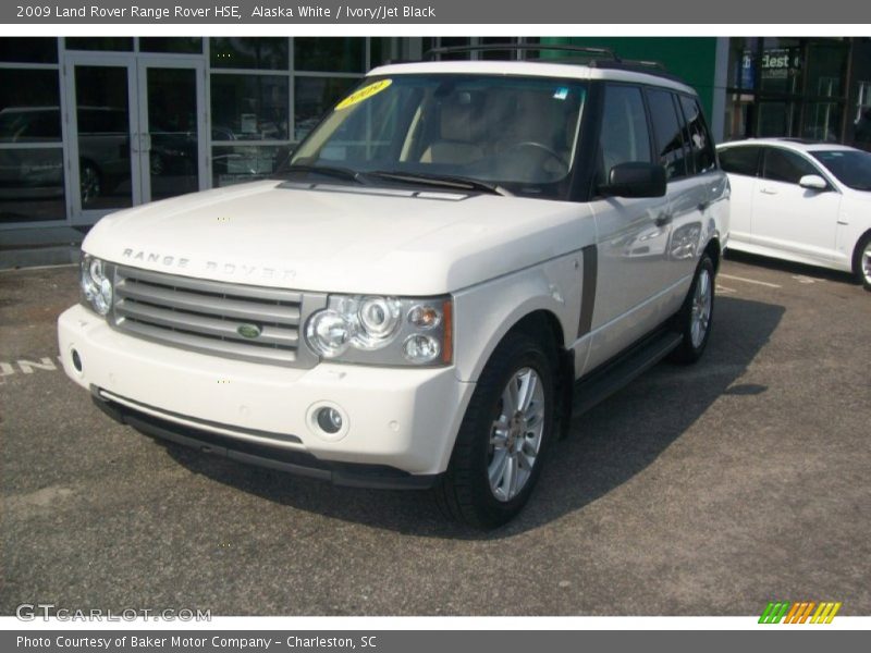 Alaska White / Ivory/Jet Black 2009 Land Rover Range Rover HSE
