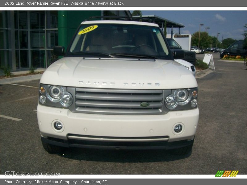 Alaska White / Ivory/Jet Black 2009 Land Rover Range Rover HSE