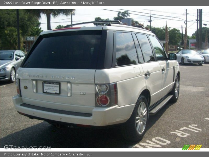 Alaska White / Ivory/Jet Black 2009 Land Rover Range Rover HSE