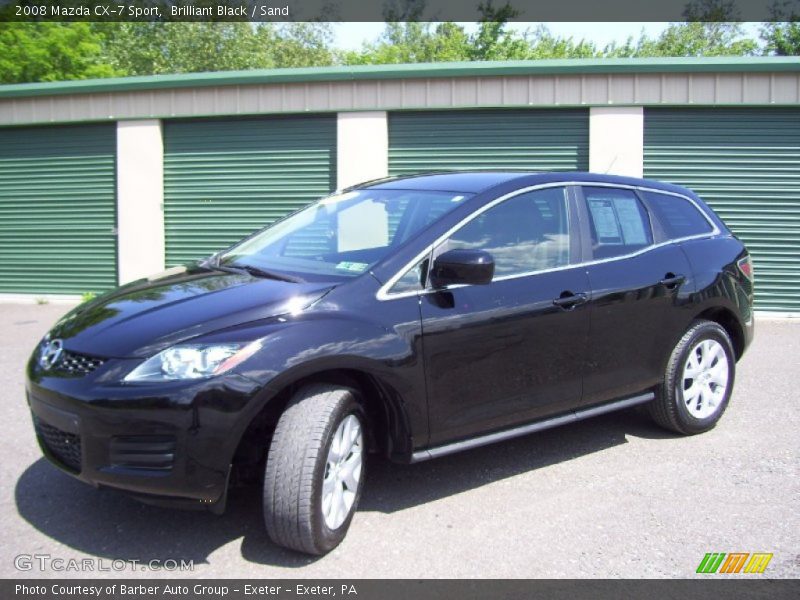 Brilliant Black / Sand 2008 Mazda CX-7 Sport