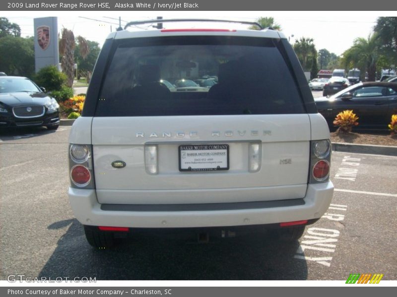 Alaska White / Ivory/Jet Black 2009 Land Rover Range Rover HSE