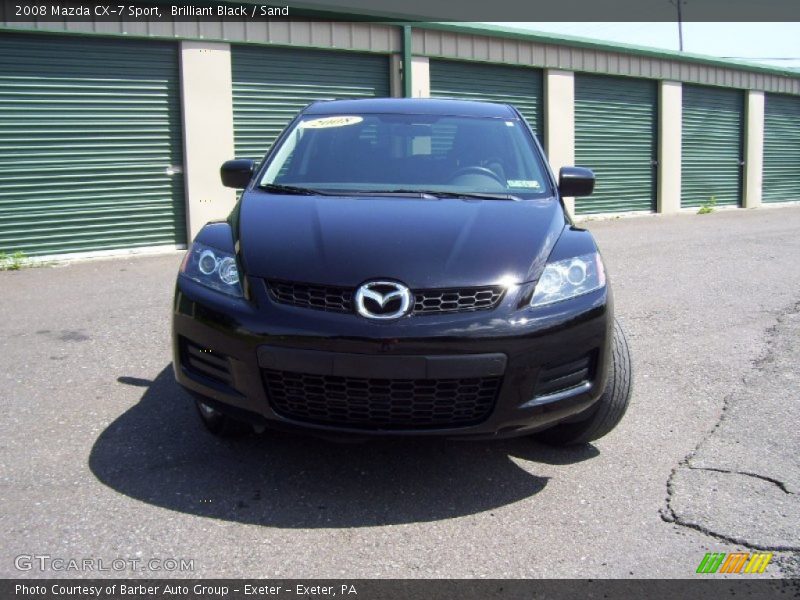 Brilliant Black / Sand 2008 Mazda CX-7 Sport