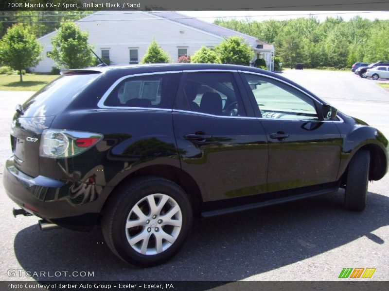 Brilliant Black / Sand 2008 Mazda CX-7 Sport