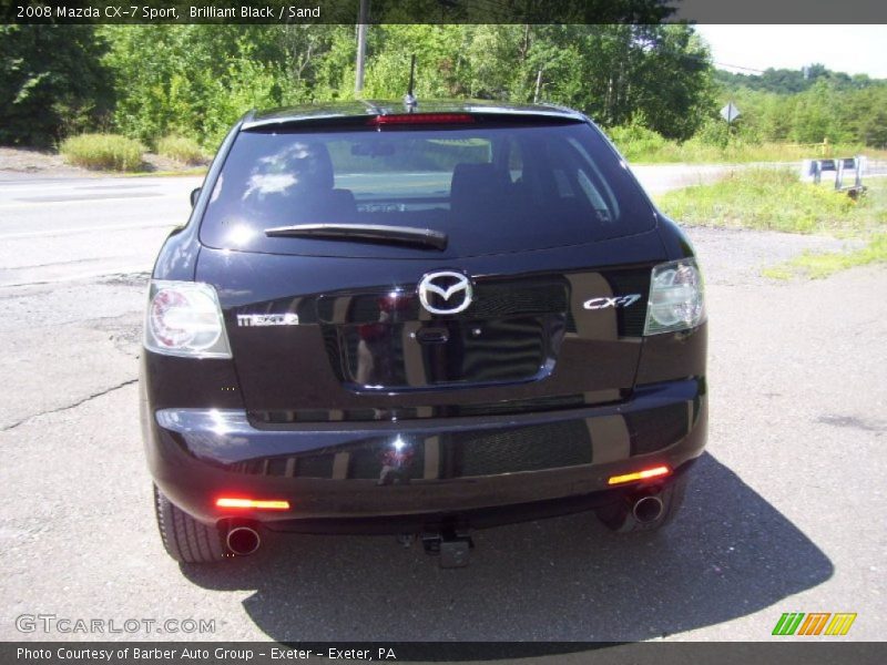 Brilliant Black / Sand 2008 Mazda CX-7 Sport