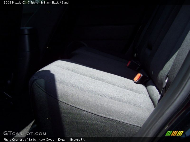 Brilliant Black / Sand 2008 Mazda CX-7 Sport