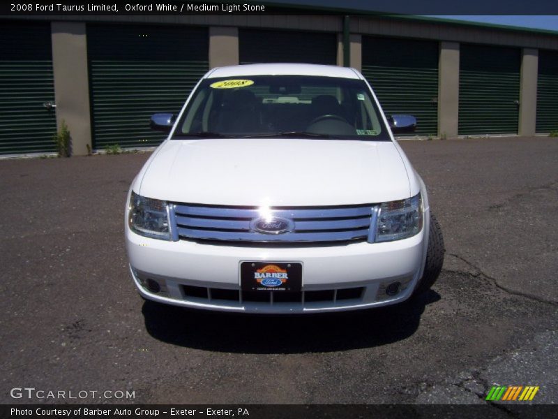 Oxford White / Medium Light Stone 2008 Ford Taurus Limited
