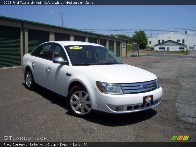 Oxford White / Medium Light Stone 2008 Ford Taurus Limited