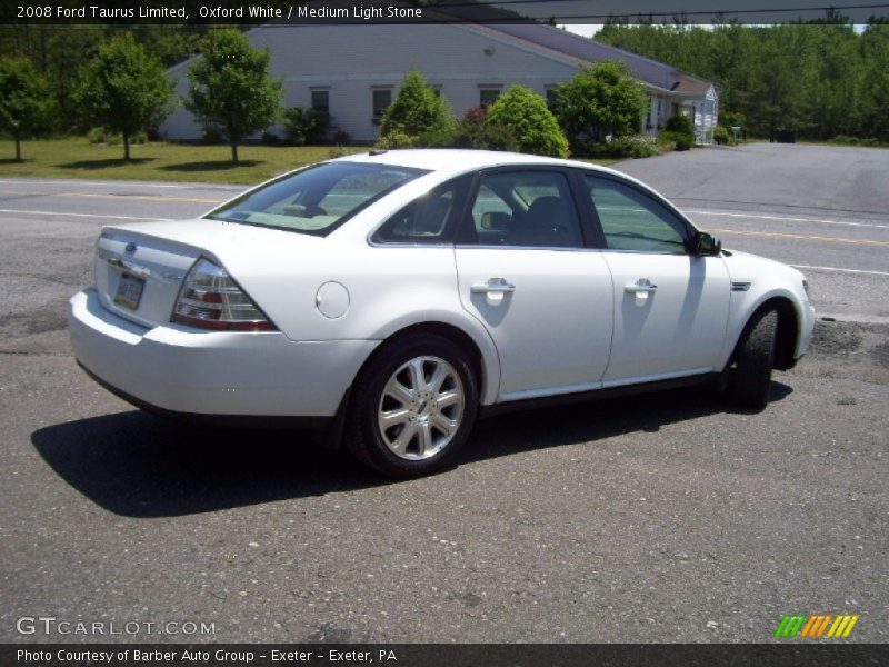 Oxford White / Medium Light Stone 2008 Ford Taurus Limited
