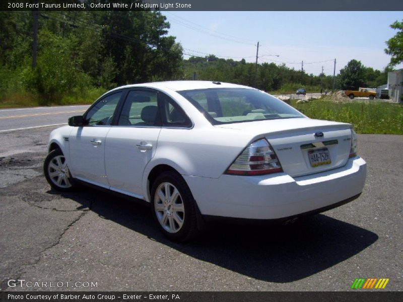 Oxford White / Medium Light Stone 2008 Ford Taurus Limited