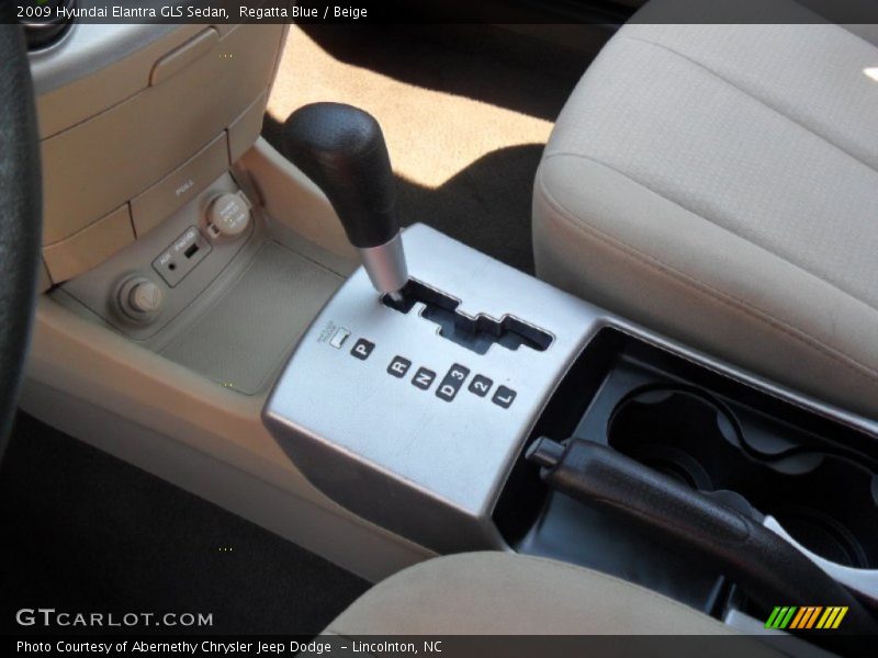 Regatta Blue / Beige 2009 Hyundai Elantra GLS Sedan