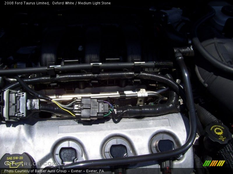 Oxford White / Medium Light Stone 2008 Ford Taurus Limited