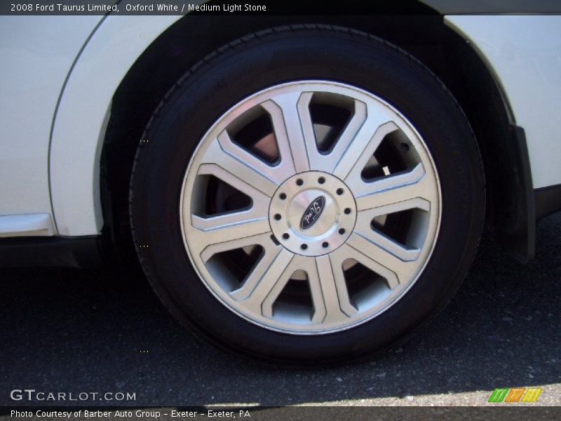 Oxford White / Medium Light Stone 2008 Ford Taurus Limited