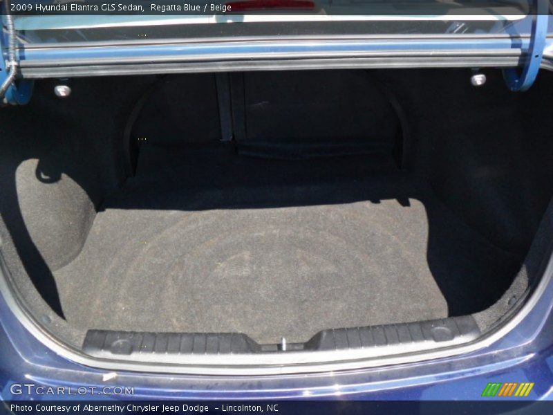 Regatta Blue / Beige 2009 Hyundai Elantra GLS Sedan