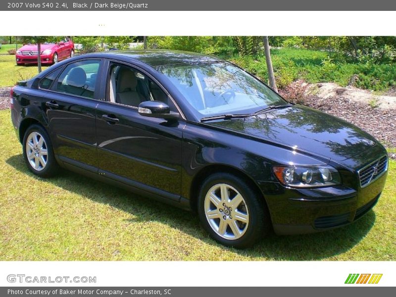 Black / Dark Beige/Quartz 2007 Volvo S40 2.4i