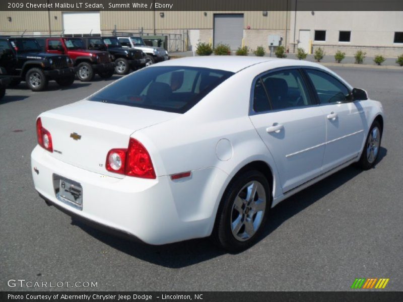 Summit White / Ebony 2009 Chevrolet Malibu LT Sedan