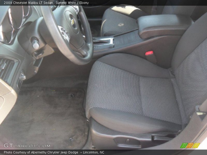 Summit White / Ebony 2009 Chevrolet Malibu LT Sedan