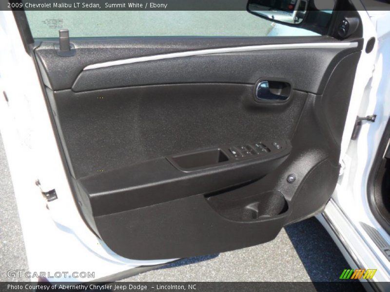 Summit White / Ebony 2009 Chevrolet Malibu LT Sedan